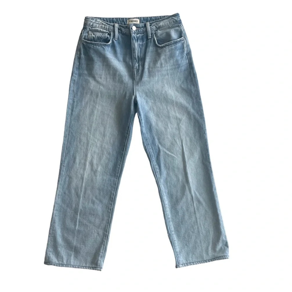 L'AGENCE Jones Ultra High Waist Blue Jeans Size 27
